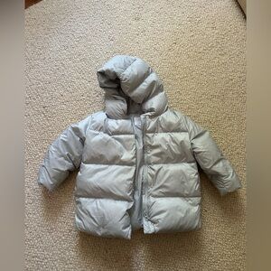 Zara down puffer jacket size 4-5 toddler